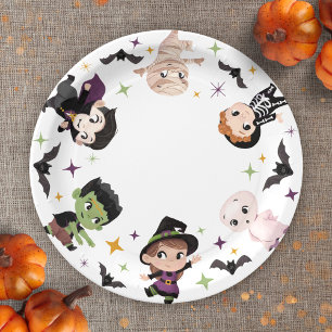 Cute Halloween Paper Plate, Party Supplies Plate