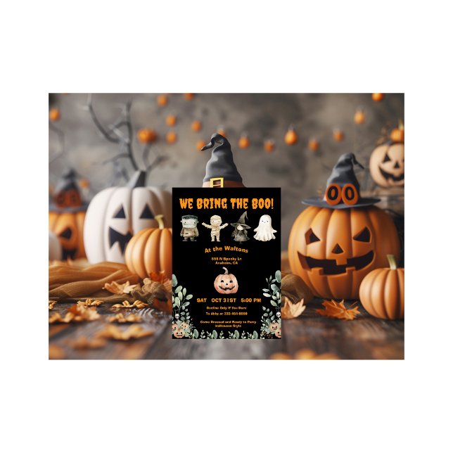 Cute Halloween Party Invitation (Creator Uploaded)