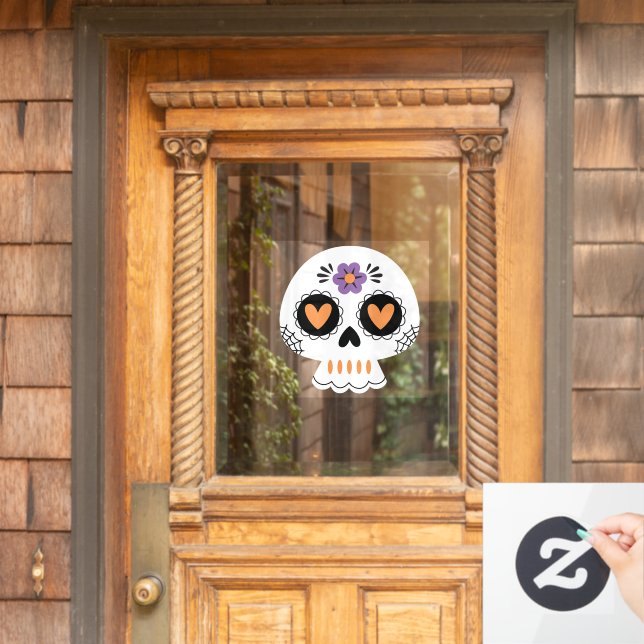 Cute Halloween Party Sugar Skull  (Home Door)