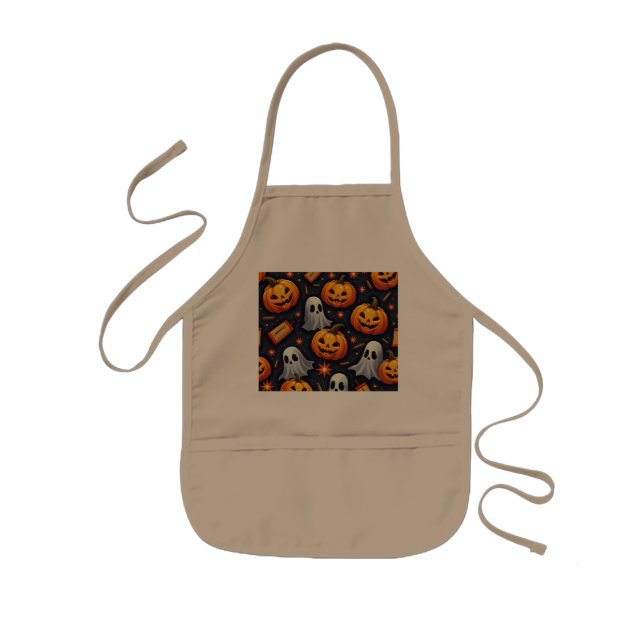 Cute halloween pattern apron (Front)