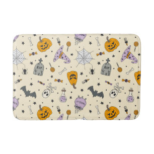 Cute Halloween Pattern Bath Mat