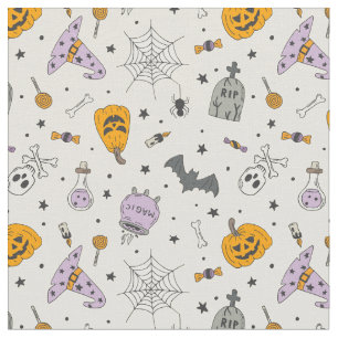 Cute Halloween Pattern Fabric