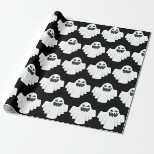 Cute Halloween Pattern Ghost Wrapping Paper