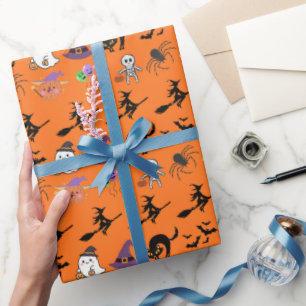 Cute Halloween Pattern Wrapping Paper