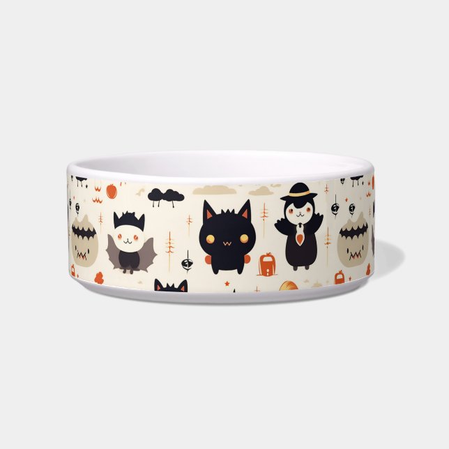 Cute Halloween pet bowl (Front)