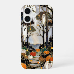 Cute Halloween Phone Case Ghost Pumpkin Forest