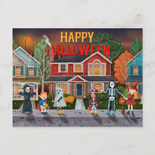 Cute Halloween Postcard