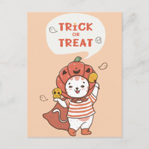 Cute Halloween Postcard