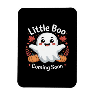 Cute Halloween Pregnancy Announcement Magnet
