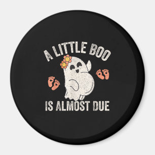 Cute Halloween Pregnancy Announcement Magnet