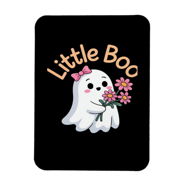Cute Halloween Pregnancy Announcement Magnet (Vertical)