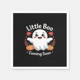 Cute Halloween Pregnancy Announcement Napkin