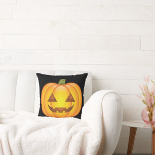Cute Halloween Pumpkin Cartoon Illustration Cushion
