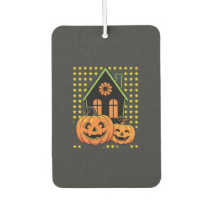Cute Halloween Pumpkin Haunted House Star Car Air Freshener