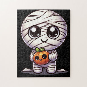 Cute Halloween pumpkin/mummy  Jigsaw Puzzle