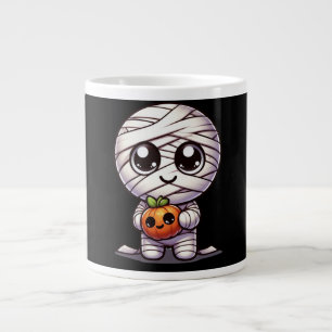 Cute Halloween pumpkin/mummy  Large Coffee Mug