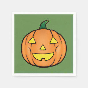 Cute Halloween Pumpkin Napkin