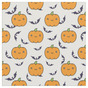 Cute Halloween Pumpkin Pattern Fabric