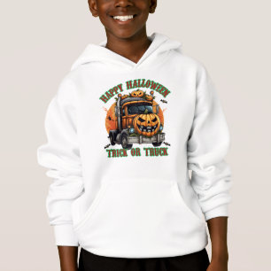Cute Halloween Pumpkin Truck Kids Spooky Festive
