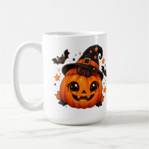 Cute Halloween Pumpkin Witch