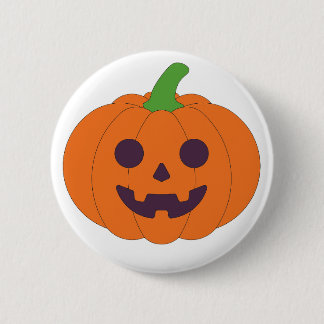 Cute Halloween Pumpkins & Black Cats Pattern 6 Cm Round Badge