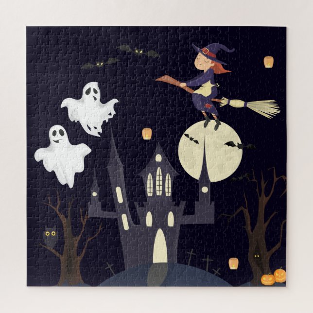 Cute Halloween Puzzle for Kids (Vertical)
