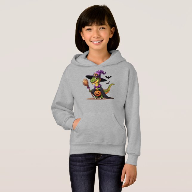 Cute Halloween Raptor/Dinosaur Witch (Front Full)