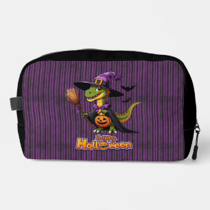 Cute Halloween Raptor/Dinosaur Witch Dopp Kit