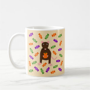 Cute Halloween Rat and Pumpkin Coffee Mug