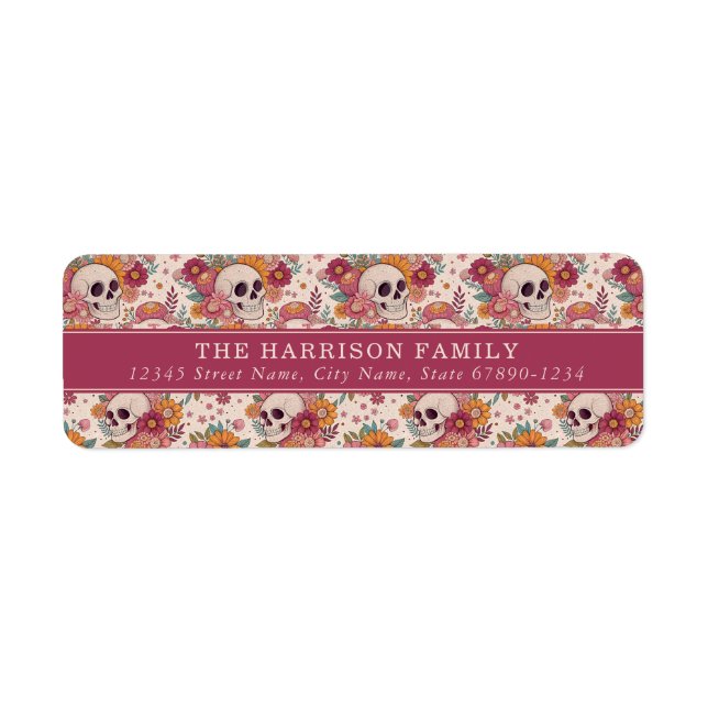 Cute Halloween Return Address Labels (Front)