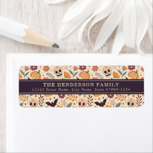 Cute Halloween Return Address Labels