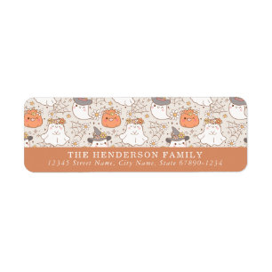 Cute Halloween Return Address Labels