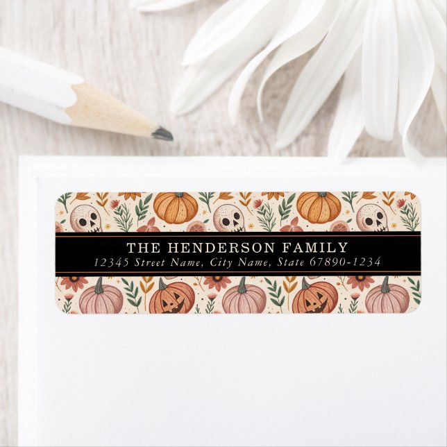 Cute Halloween Return Address Labels (Insitu)