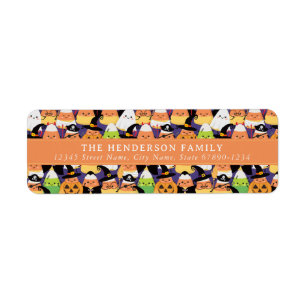 Cute Halloween Return Address Labels