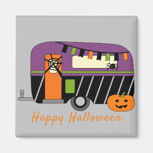 Cute Halloween RV  Magnet
