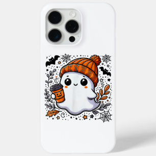 Cute Halloween Shirt for Women Halloween Ghost Cof iPhone 15 Pro Max Case