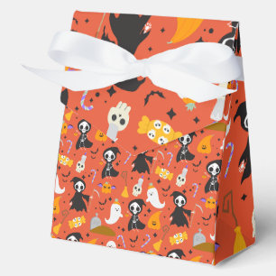 Cute Halloween Skeleton and Ghost Favour Box