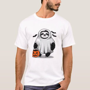Cute Halloween Sloth T-Shirt Adorable and Spooky D