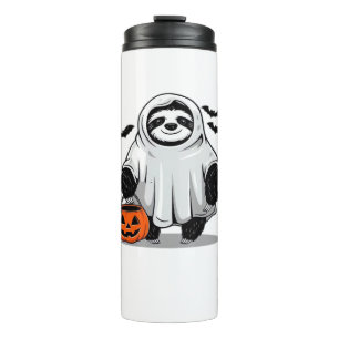 Cute Halloween Sloth T-Shirt Adorable and Spooky D Thermal Tumbler