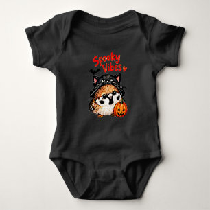 Cute Halloween Sparrow Chibi Manga Anime Cartoon Baby Bodysuit