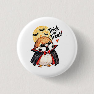 Cute Halloween Sparrow Chibi Manga Anime Dracula 3 Cm Round Badge