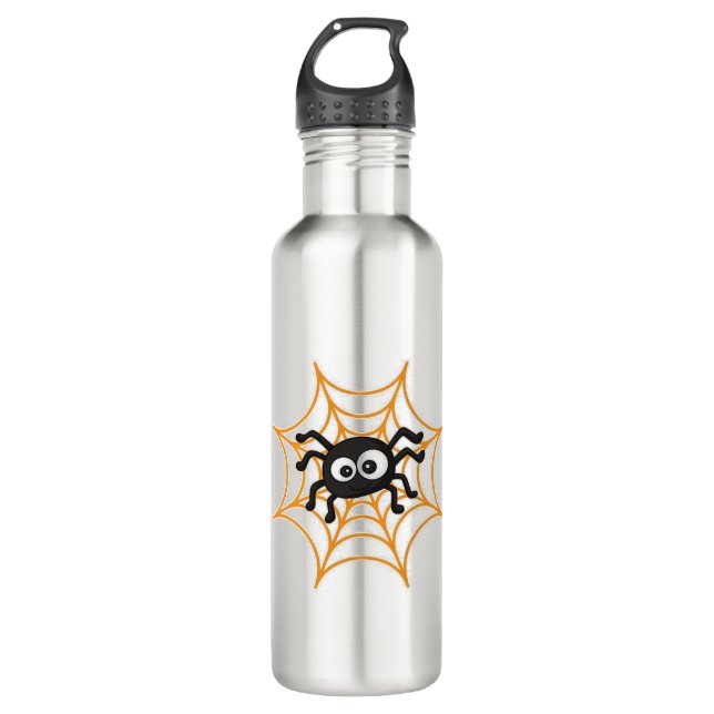 Cute Halloween Spider Poster 710 Ml Water Bottle (Front)