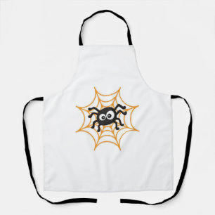 Cute Halloween Spider Poster Apron