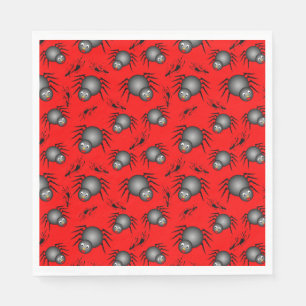 Cute Halloween Spiders Napkins