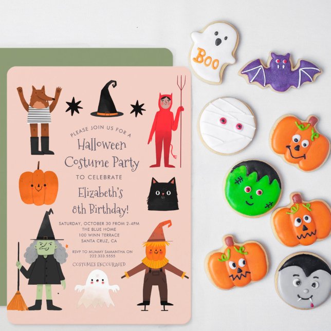 Cute Halloween Spooktacular Party Invitation (Creator Uploaded)