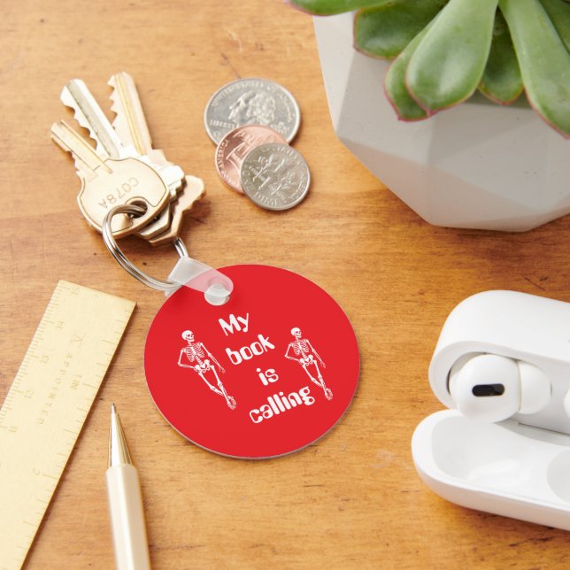 Cute Halloween Spooky Design Key Ring (Desk)
