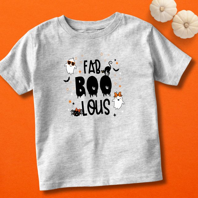Cute Halloween Spooky Tee Best Gift Apparel Funny (Faboolous tshirt for kids, Halloween ghost t-shirt for toddlers, fun tee for kids best halloween gif)
