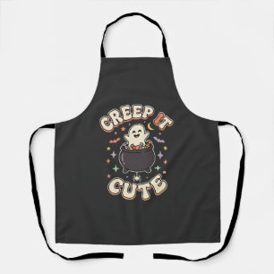 Cute Halloween Spooky Vibes Apron