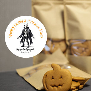 Cute Halloween Sticker – Pumpkin Season & Spooky