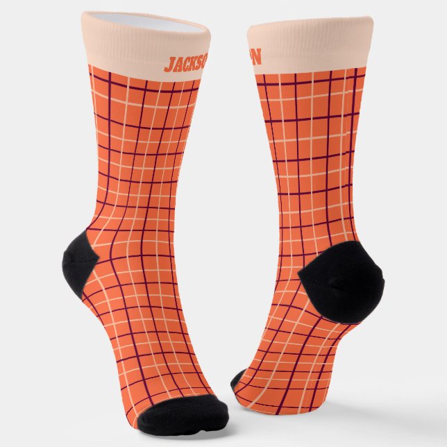 Cute Halloween Stripped Socks (Angled)